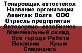 Тонировщик автостекол › Название организации ­ Авантаж-Волга, ООО › Отрасль предприятия ­ Автосервис, автобизнес › Минимальный оклад ­ 1 - Все города Работа » Вакансии   . Крым,Симоненко